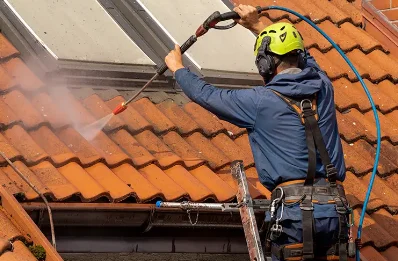 Démoussage et hydrofuge de toiture à Arnos